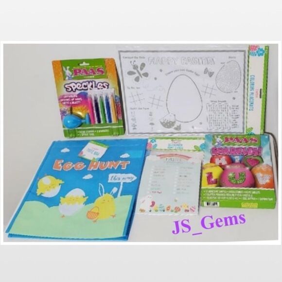 New Kid Fun 5 Activity Easter Home Bundle - Picture 1 of 16